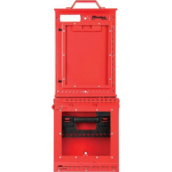 Master Lock - Group Lockout Boxes Portable or Wall Mount: Portable & Wall Mount Maximum Number of Padlocks: 12 - Exact Tooling