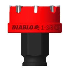 Freud - Hole Saws; Saw Diameter (Inch): 1.375 ; Cutting Depth (mm): 6.35 ; Cutting Depth (Inch): 1/4 ; Saw Material: Carbide Grit ; Cutting Edge Style: Toothed Edge ; Material Application: Metal; Mild Steel - Exact Tooling