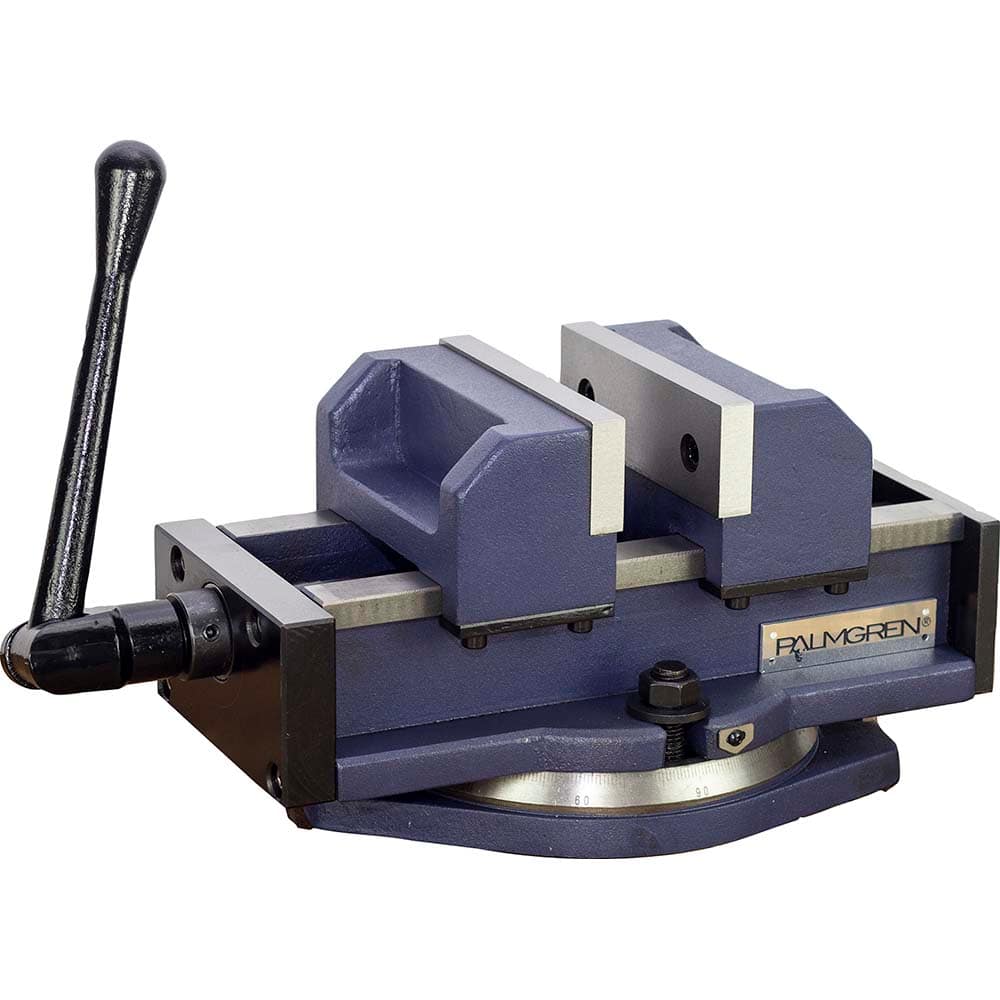 Palmgren - Self-Centering Vises; Jaw Width (Inch): 6 ; Maximum Jaw Opening Capacity (Inch): 6 ; Throat Depth (Inch): 1-3/4 ; Throat Depth (Decimal Inch): 1-3/4 ; Operation Type: Manual - Exact Tooling