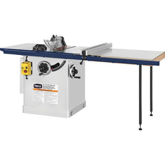 Palmgren - Table & Tile Saws; Type: Left Tilt Cabinet Saw ; Blade Diameter (Inch): 12 ; Rip Capacity (Inch): 9-1/8 ; Maximum Depth of Cut @ 90 Deg (Inch): 4 ; Maximum Depth of Cut @ 45 Deg (Inch): 2.75 ; Speed (RPM): 4000 - Exact Tooling