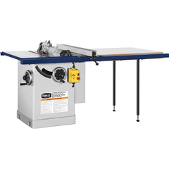 Palmgren - Table & Tile Saws; Type: Right Tilt Cabinet Saw ; Blade Diameter (Inch): 12 ; Rip Capacity (Inch): 50 ; Maximum Depth of Cut @ 90 Deg (Inch): 4 ; Maximum Depth of Cut @ 45 Deg (Inch): 2.75 ; Speed (RPM): 4000 - Exact Tooling