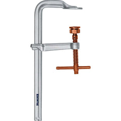 Palmgren - Sliding Arm Clamps; Clamp Type: Heavy-Duty F Clamp ; Maximum Capacity (mm): 10.000 ; Throat Depth (Inch): 4-3/4 ; Handle Style: T-Handle ; Frame Material: Steel ; Clamping Pressure (Lb.): 2300.00 - Exact Tooling