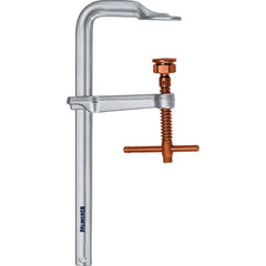 Palmgren - Sliding Arm Clamps; Clamp Type: Heavy-Duty F Clamp ; Maximum Capacity (mm): 8.000 ; Throat Depth (Inch): 4-3/4 ; Handle Style: T-Handle ; Frame Material: Steel ; Clamping Pressure (Lb.): 2300.00 - Exact Tooling