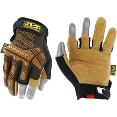 Mechanix Wear - Work & General Purpose Gloves; Material Type: Leather ; Application: Woodworking; Framing; Construction; Roofing; DIY Home Improvement ; Coated Area: Uncoated ; Women's Size: Large ; Men's Size: Medium ; Hand: Paired - Exact Tooling