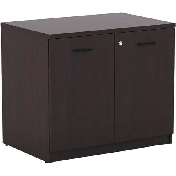 ALERA - 1 Shelf Sliding Door Storage Cabinet - Exact Tooling