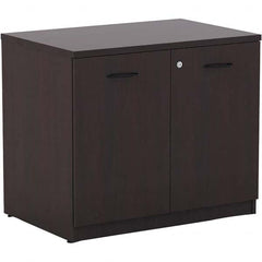 ALERA - 1 Shelf Sliding Door Storage Cabinet - Exact Tooling