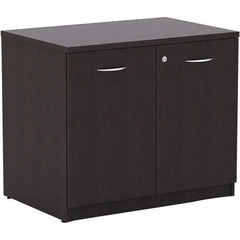 ALERA - 1 Shelf Sliding Door Storage Cabinet - Exact Tooling