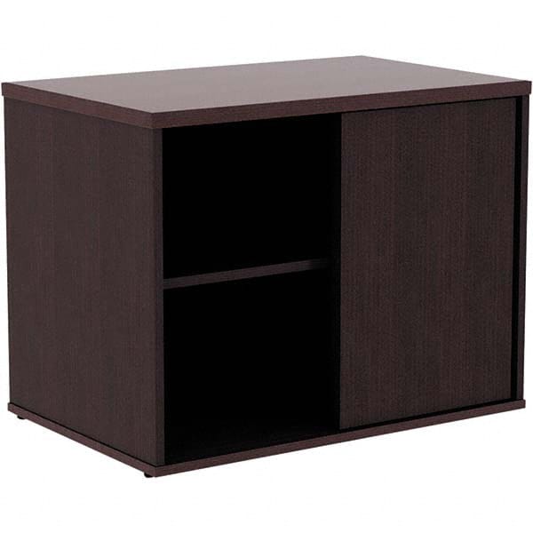 ALERA - 1 Shelf Sliding Door Storage Cabinet - Exact Tooling