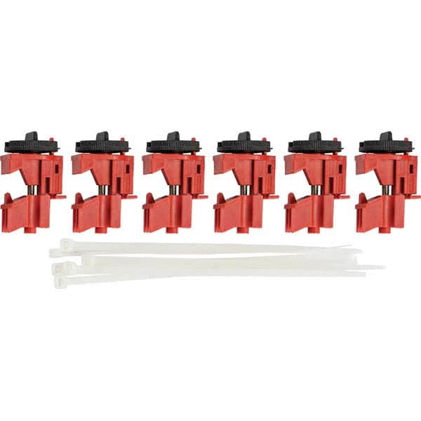 Brady - Pack of 6 Multi-Pole Circuit Breaker Lockouts - Exact Tooling