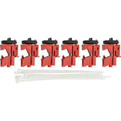 Brady - Pack of 6 Multi-Pole Circuit Breaker Lockouts - Exact Tooling