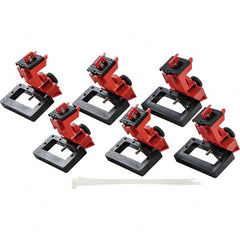 Brady - Pack of 6 Universal Circuit Breaker Lockouts - Exact Tooling