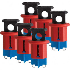 Brady - Pack of 6 Universal Miniature Circuit Breaker Lockouts - Exact Tooling