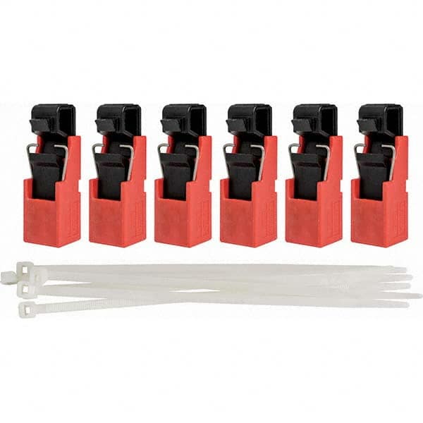 Brady - Pack of 6 Single-Pole Circuit Breaker Lockouts - Exact Tooling