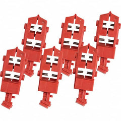Brady - Pack of 50 Single-Pole Circuit Breaker Lockouts - Exact Tooling