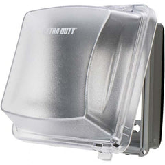 Hubbell Wiring Device-Kellems - Weatherproof Box Covers Cover Shape: Rectangle Number of Holes in Outlet: 1 - Exact Tooling