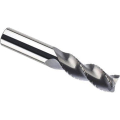 SGS - 25mm Diam 3 Flute Solid Carbide 3mm Corner Radius End Mill - Exact Tooling