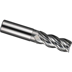 SGS - 25mm, 3.937" LOC, 0.984" Shank Diam, 6.89" OAL, 4 Flute, Solid Carbide Square End Mill - Exact Tooling