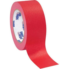 Tape Logic - Pack of (12), 60 Yd Rolls 2" Red Crepe Paper Masking Tape - Exact Tooling