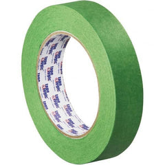 Tape Logic - Pack of (36), 60 Yd Rolls 1" Green Crepe Paper Painter's Tape - Exact Tooling
