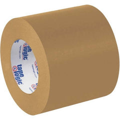 Tape Logic - Pack of (6), 60 Yd Rolls 4" Brown Crepe Paper Masking Paper - Exact Tooling
