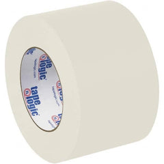 Tape Logic - Pack of (6), 60 Yd Rolls 3" White Crepe Paper Masking Paper - Exact Tooling