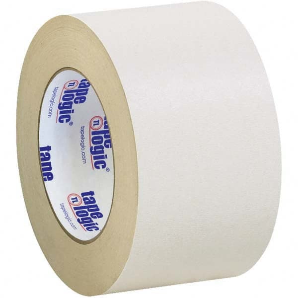 Tape Logic - Pack of (3), 36 Yd Rolls 3" Tan Crepe Paper Masking Tape - Exact Tooling