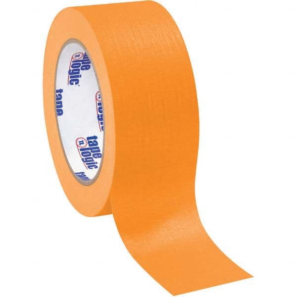 Tape Logic - Pack of (12), 60 Yd Rolls 2" Orange Crepe Paper Masking Tape - Exact Tooling