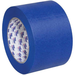 Tape Logic - Pack of (16), 60 Yd Rolls 3" Blue Crepe Paper Painter's Tape - Exact Tooling