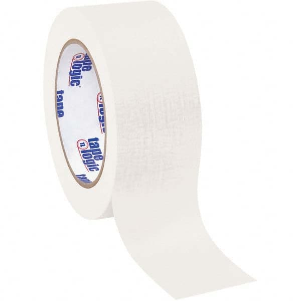 Tape Logic - Pack of (12), 60 Yd Rolls 2" White Crepe Paper Masking Tape - Exact Tooling