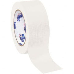 Tape Logic - Pack of (12), 60 Yd Rolls 2" White Crepe Paper Masking Tape - Exact Tooling