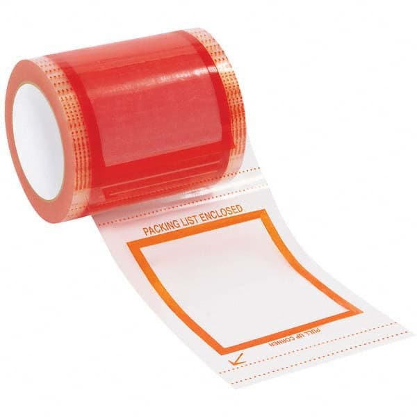 Tape Logic - Packing Slip Pouches & Pockets Packing Slip Type: Pouch Tape Pad Imprint Description: Packing List Enclosed - Exact Tooling