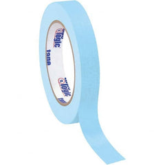Tape Logic - Pack of (12), 60 Yd Rolls 3/4" Light Blue Crepe Paper Masking Tape - Exact Tooling