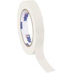 Tape Logic - Pack of (12), 60 Yd Rolls 3/4" White Crepe Paper Masking Tape - Exact Tooling