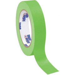 Tape Logic - Pack of (12),60 Yd Rolls 1" Light Green Crepe Paper Masking Tape - Exact Tooling