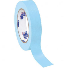 Tape Logic - Pack of (12), 60 Yd Rolls 1" Light Blue Crepe Paper Masking Tape - Exact Tooling