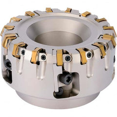 Kyocera - Indexable Square-Shoulder Face Mills Cutting Diameter (mm): 250.00 Arbor Hole Diameter (mm): 1.88 - Exact Tooling