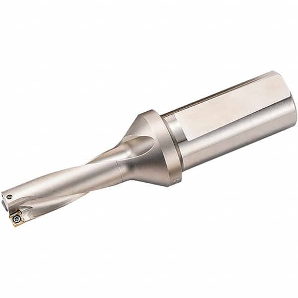 Kyocera - 166.7mm Max Drill Depth, 5xD, 33.35mm Diam, Indexable Insert Drill - Exact Tooling