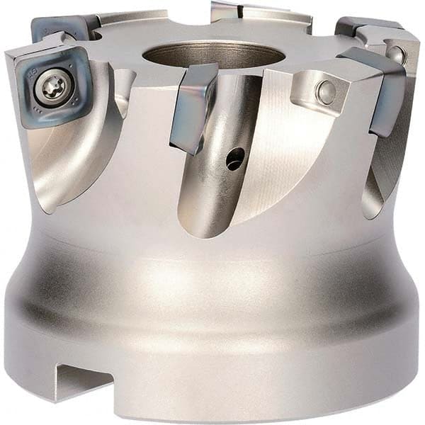 Kyocera - Indexable High-Feed Face Mills Cutting Diameter (Decimal Inch): 1.9685 Cutting Diameter (mm): 50.00 - Exact Tooling