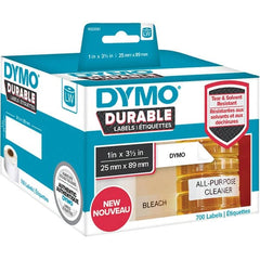 Dymo - Labels, Ribbons & Tapes Type: Shelving Labels Color: White - Exact Tooling