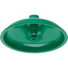 Haws - 11" Long x 11" Wide x 4" High, Plastic Plumbed Wash Station Showerhead - Green Matting - Exact Tooling