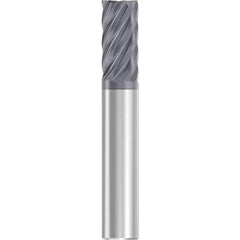Roughing & Finishing End Mills; Mill Diameter (Decimal Inch): 0.6250; Mill Diameter (Inch): 5/8; End Type: Corner Chamfer; Chamfer Length (Decimal Inch): 0.0050; Number of Flutes: 7; Material: Solid Carbide; Finish/Coating: AlTiN; Length of Cut (Inch): 1-