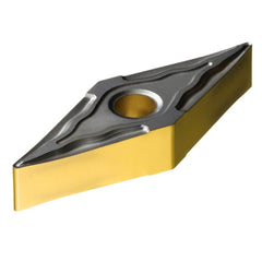 Turning Insert:  VNMG 16 04 08-MF 4415, TiCN, Al2O3 & TiN Finish,  Neutral,  0.0313″ Corner Radius,  N/A Series  VNMG-MF (ISO P)