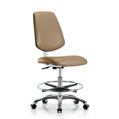 Task Chair: Vinyl, Taupe