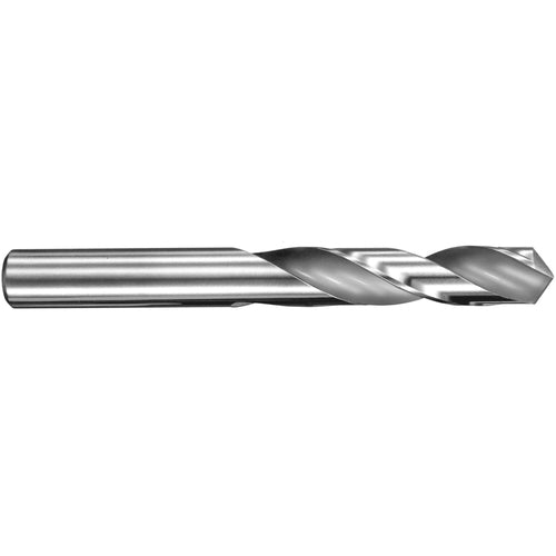 5.9 mm Dia. × 5.9 mm Shank × 28 mm Flute Length × 66 mm OAL, 3xD, 145°, TA, 2 Flute, External, Round Solid Carbide Drill - Exact Tooling