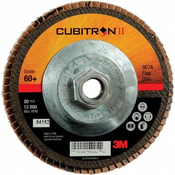 3M - Flap Discs Abrasive Type: Coated Flap Disc Type: Type 27 - Exact Tooling