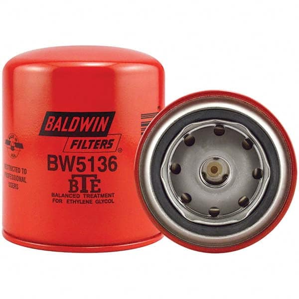 Baldwin Filters - 11/16 Thread 4-3/8" OAL x 3-11/16" OD Automotive Coolant Filter - Exact Tooling