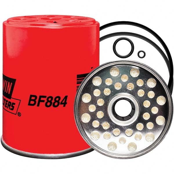 Baldwin Filters - 4-7/16" OAL x 3-15/32" OD Automotive Fuel Filter - Exact Tooling