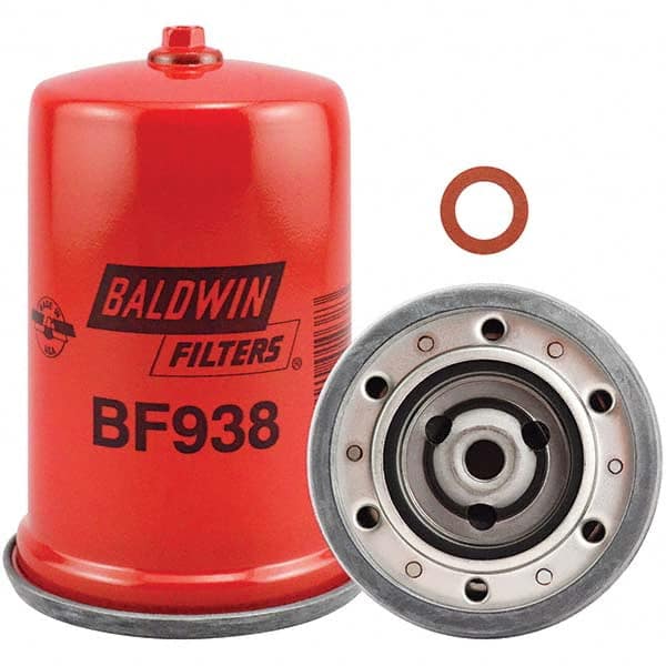 Baldwin Filters - 7/16 Thread 4-13/16" OAL x 3-7/16" OD Automotive Fuel Filter - Exact Tooling