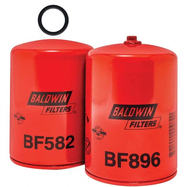 Baldwin Filters - 13/16 Thread 5-21/32" OAL x 3-11/16" OD Automotive Fuel Filter - Exact Tooling