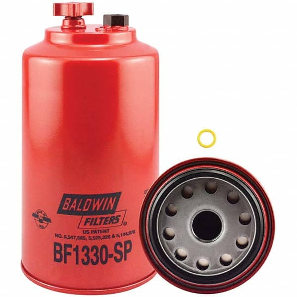 Baldwin Filters - 1 Thread 8-1/8" OAL x 4-9/32" OD Automotive Fuel/Water Separator Element - Exact Tooling